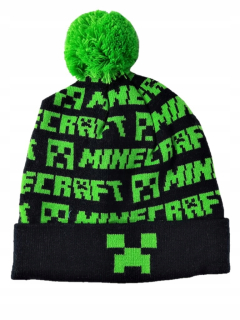 Minecraft - Hustá zimná čiapka s chlapčenským tassel minecraft