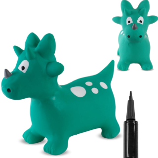 Gumové póly Dino pre skákanie s čerpadlom
