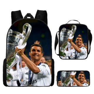 Trojdielny batoh futbalovej hviezdy Ronalda