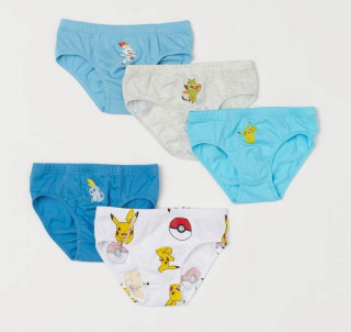 Pokémon nohavičky H&M po 5 kusoch 92 cm