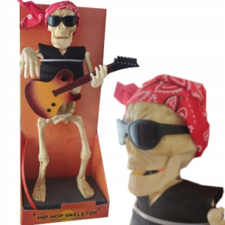 Halloween dekorácie tanečný kostra 34 cm obrázok
