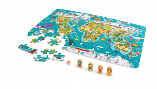 Hape - Puzzle + hra celého sveta E1626A