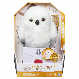 Postavička - Harry Potter Hedwig interaktívna sova s listom