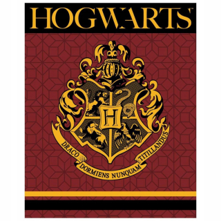 Prikrývka, prehozy na posteľ - Harry Potter Rokfort Koc veľký mäkký 120x150