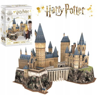 HARRY POTTER 3D puzzle 197 EL. HOGWART kubický HRAD