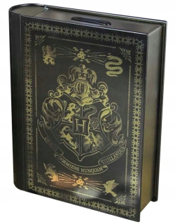 Pokladnička pre deti - HARRY POTTER PRASIATKO KÚZELNÁ KNIHA METAL