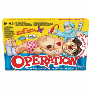 Hasbro hry Operation New Poľsko verzia B2176
