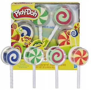 Hasbro Play-Doh Dough Lollipop Set 4-Pak
