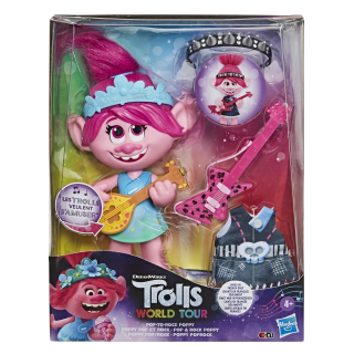 Postavička - Hasbro trolls Doll Rock Poppy