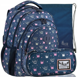 Školská taška - batoh, set, zostava - Head Hash Bathpack Set School Bag Crown