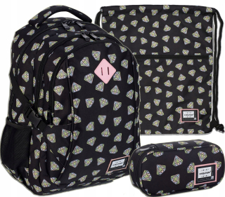Školská taška - batoh, set, zostava - Head School Bathpack Youth Diamonds Set