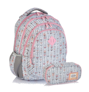Školská taška - batoh, set, zostava - Head School Bathpack Pencil Case Set pre dievčatá