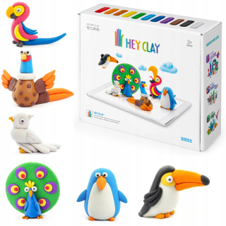 Hey Clay plastové kontajnery hmotnosť 18 Vtáky