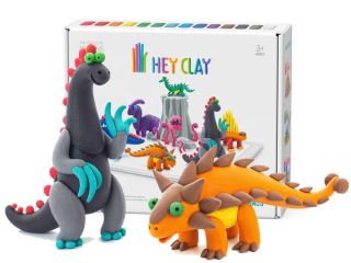 HEY formách z ílovitej zeme PLASTIC Dough DINOSAURS DINO