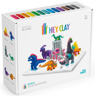 Hej Clay Mega Dinos set Plastic Mass App