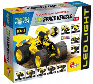 HI-TECH - LED VESMÍRNE VOZIDLO, LÍSTKY