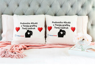 Detský dekoračný vankúš - +Hit Hit vankúšom s logom a fotografiou