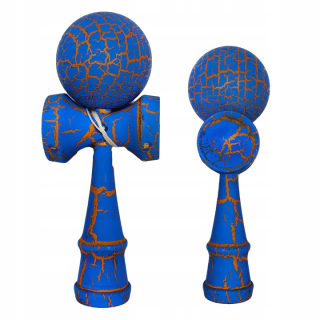 Hit Kendama drevené japonskej modro-oranžový hra