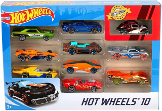 Hot Wheels 10pak súpravy do auta osobné autá automobily