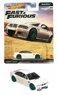 Hot Wheels automobil BMW M3 E46 1:64 Fast & Furious