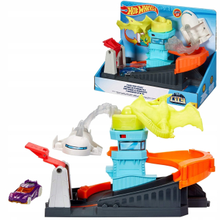 Hot Wheels City Set Pterosauria útok Auto Mattel