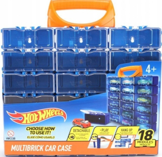Hot Wheels Big Case Kufor garáž pre 18 vozov