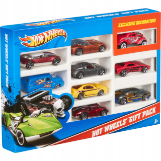 Hot Wheels desiatich -alker Darčeková súprava 9 vozov