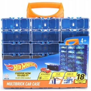 Hot Wheels Garáž Suitcase 18 vozov