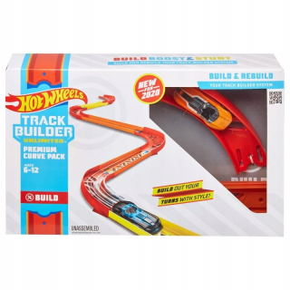 Hot Wheels GLC88 TRACK BUILDER KIT ZATÁČANIE