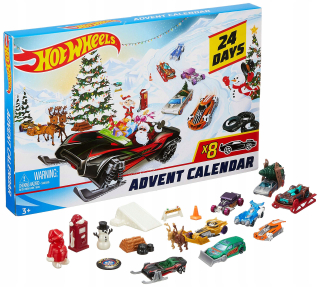 Hot Wheels Adventný kalendár Mattel Autá Fyn46