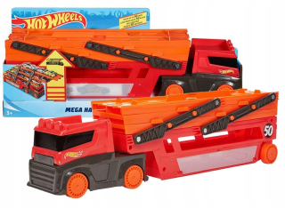 MEGA HOT WHEELS TRANSPORTER LAWETA 50 GHR48 auta