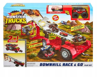 Hot Wheels Monster Truck Maganaczepa 2Autka GFR15