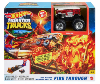 Hot Wheels Monster Truck Fire Set Clash