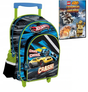 Školský batoh - Hot Wheels Backpack School School Bag + LEGO