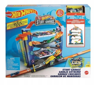 Hot Wheels STUNT garážovým státím GARAGE MATTEL GNL70