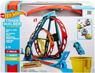 Hot Wheels TRACK BUILDER TRIPLE LOOP GLC96
