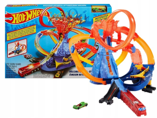 Hot Wheels sada Escape from Volcano + Auto FTD61