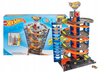 Hot Wheels sada Twisted Mega garážach