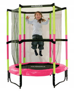 Tramplolína  - HUDORA HORNET TRAMPOLÍNA 140 DETÍ RUŽOVÁ / ZELENÁ