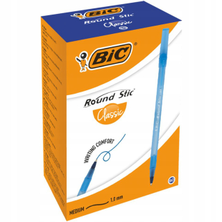Veľkoobchodné pero BIC Round Stick stredne modrá 60