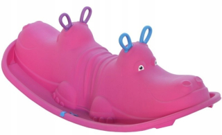 Hojdačka pre deti HIPPO 103.5x45.5x30.5cm Pink