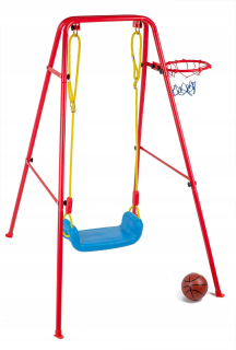 Hojdačka pre deti - Záhradná hojdačka do 80kg + KOŠÍKOVÝ KOŠÍK