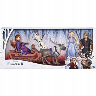Frozen Elsa - Hasbro Frozen Land ľadu 5 bábiky s sane E5517