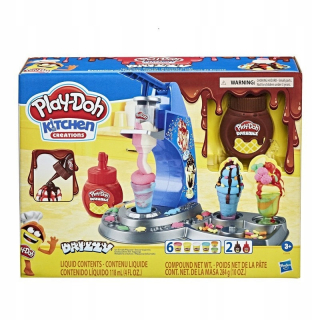 Hasbro Plastic hmotnosť Playdoh rainbow zmrzlináreň