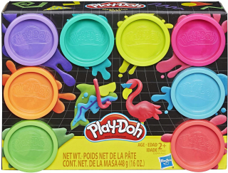 Hasbro Play-Doh Play Doh 8 ks neon 8-PAK
