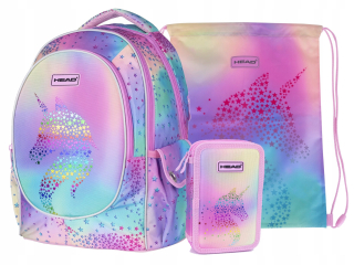 Školská taška, batoh - Head School Bag Bathpack Unicorn Ombre