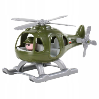 Vrtuľník Vojenský Smigłowiec Thunder Figurine Pilo