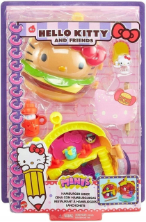 Postavička - Hello Kitty Set Mini -Goda Hamburger GVB28