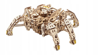 Hexapod Objavitelia spiderbot Ugears - Drevený Mode