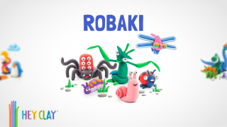 Hej Clay - plastická hmota ROBAKI ROBACZKI